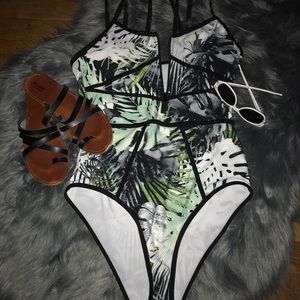 Tropical One Piece Suit